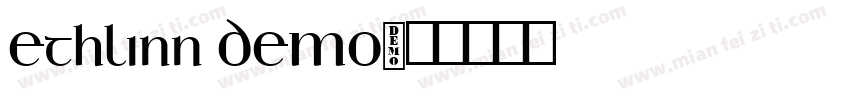 Ethlinn DEMO字体转换